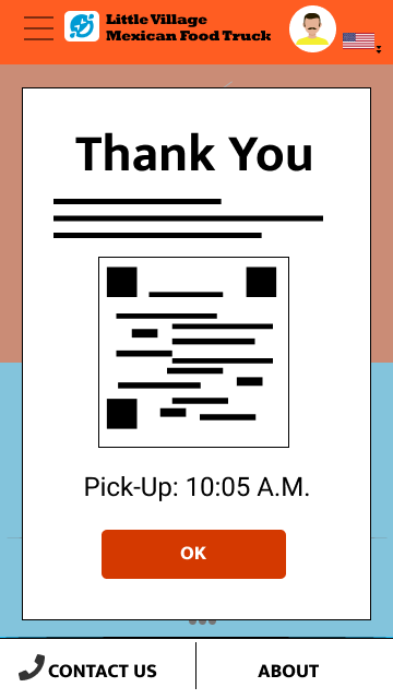 High-Fidelity Confirmation page, before