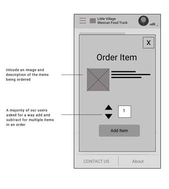 add item wire