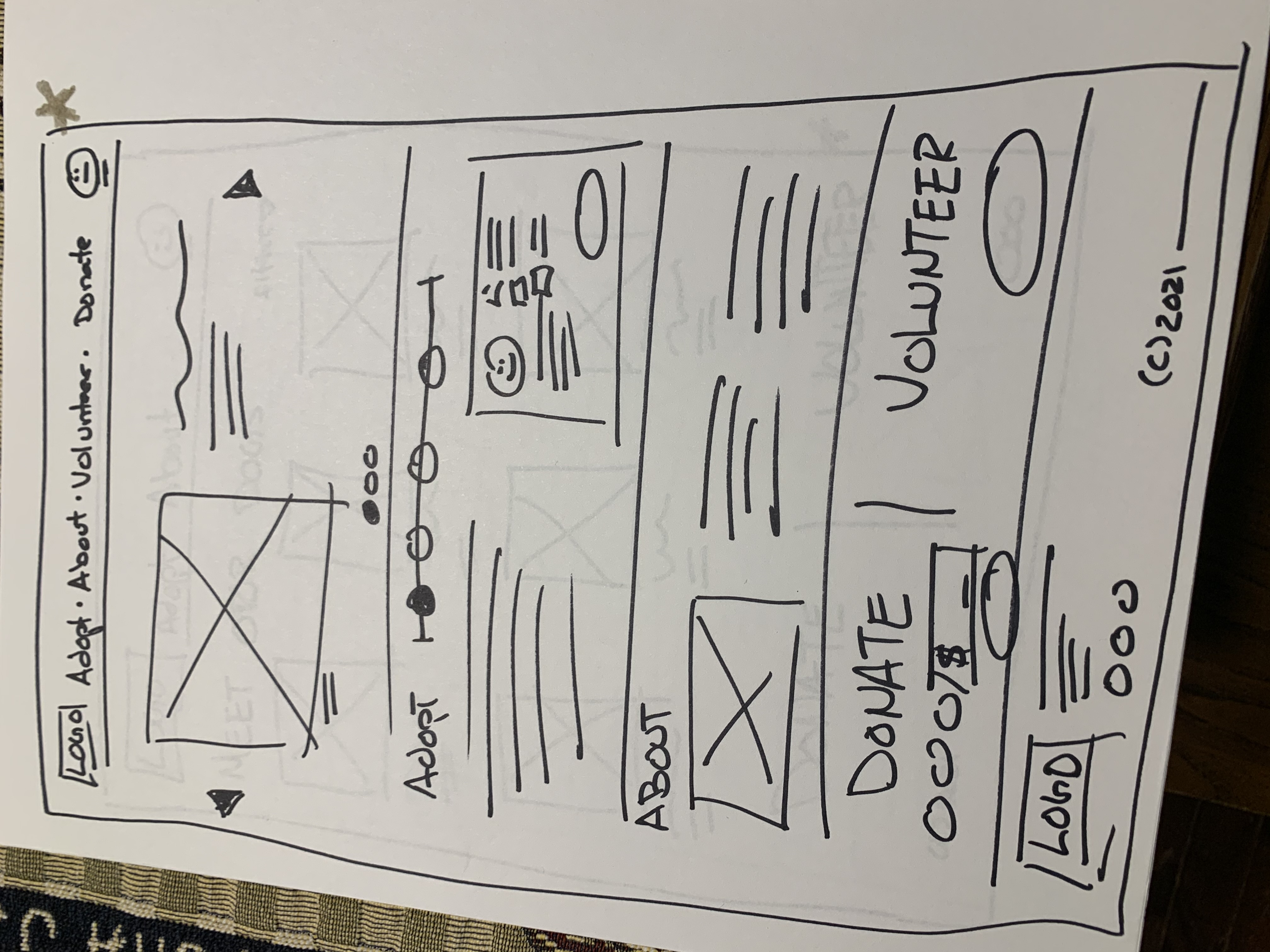 Sketch of Desktop Home